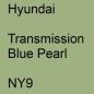 Preview: Hyundai, Transmission Blue Pearl, NY9.